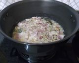 A picture of step 1 of Creamy Broccoli Soup.