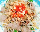 Hình bước làm 4 của món Bún thịt xào