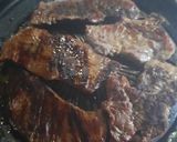 Foto del paso 5 de la receta: Entraña con arañita /escondido o churrasquito carnicero y puré de papas