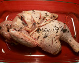 Foto del paso 3 de la receta: Pollo al ajillo y romero al horno
