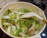 Foto langkah ke 4 dari resep Tumis sawi terasi.
