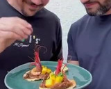 Foto del paso 1 de la receta: Tacos de Carrillera y Gamba Roja