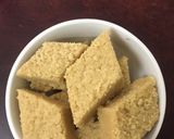 A picture of step 8 of Mysore pak.