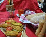 A picture of step 7 of Iranian Potato Patties Sandwich ساندویچ کوکو سیب زمینی.
