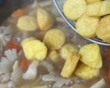 Gambar langkah 8 resipi Sup Masam Pedas Cendawan Tiram dan Tauhu Telur (Ala Thai).