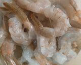 A picture of step 2 of Spicy prawns.