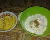 Foto langkah ke 2 dari resep Cilok kenyal isi dadar telur.