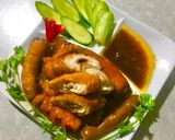 Hình bước làm 7 của món Thú linh khìa nước dừa (phá lấu)