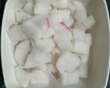 A picture of step 3 of Kachumar salad.