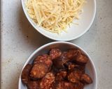 Batáta püré sült kolbásszal recept fázis 2 fotója