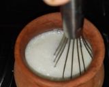 A picture of step 2 of Kulhad coffee.