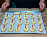 Foto del paso 7 de la receta: 2 pastas navideñas muy fáciles y económicas