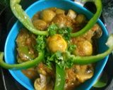 A picture of step 9 of Mushroom masala.