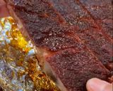 A picture of step 6 of Smoked St. Louis Style Ribs on the Kamado Joe.