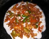 A picture of step 2 of Veg uttapam.