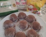 Foto langkah ke 5 dari resep Mochi Ubi Ungu Isi Wafer Cokelat.