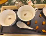 A picture of step 4 of Almond soup.