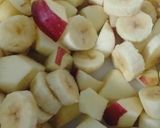 A picture of step 2 of Chunky fruit chat.