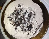 A picture of step 8 of Chocolate Drip cake.