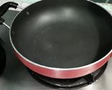 A picture of step 2 of Palak Paneer.
