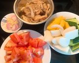 Hình bước làm 1 của món Mực xào chua ngọt