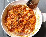 Foto langkah ke 3 dari resep Simple Baked Spaghetti / Spaghetti Brulee.
