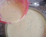 A picture of step 2 of Steam besan pizza cutlats.