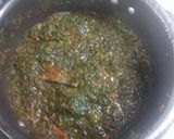 A picture of step 4 of Mutton spinach fenugreek potato.