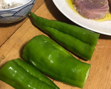 Foto del paso 1 de la receta: Keto Atún a la plancha con pimientos