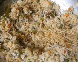 A picture of step 3 of Veg Fried Rice.