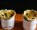 A picture of step 11 of Spring onion cones.