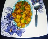 सूखी मसाला आलू सब्जी(SUKHI MASALA ALOO SABZI RECIPE IN HINDI) रेसिपी चरण 4 फोटो