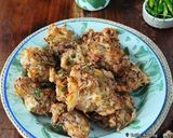 Foto langkah ke 5 dari resep Bakwan Tempe Kacang Sayur.