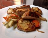 Foto del paso 5 de la receta: Lomo de cerdo y verduras asadas