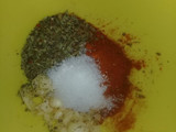 Muslo relleno asado