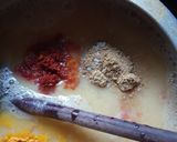 A picture of step 1 of Gujarati dal.