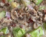 Foto del paso 2 de la receta Rollos de hojaldre, rellenos de verduras de temporada y jamón ibérico