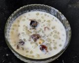 A picture of step 3 of Sago kheer.