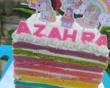 Foto langkah ke 5 dari resep Rainbow cake #2.