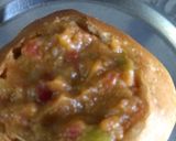 A picture of step 3 of Stuff cheese bhaji pav.