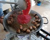 A picture of step 2 of Pork Rib and Cauliflower Paella.