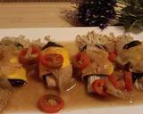 Foto langkah ke 5 dari resep 09. Jamur Enoki gulung Nori.