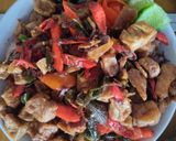Foto langkah ke 7 dari resep Tumis Tahu Putih Goreng Cumi Asin.