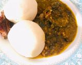 A picture of step 5 of Tuwon Shinkafa.