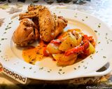 A picture of step 4 of Chicken with Peppers and Potatoes.
