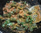 A picture of step 9 of Bhindi Do Pyaza.