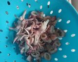 Foto langkah ke 2 dari resep Sambal pete cumi asin.