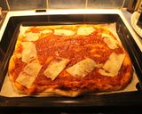 Foto del paso 5 de la receta: Pizza Zawinul, 3 quesos tres