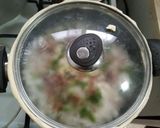A picture of step 23 of Hyderabadi Mutton dum Biriyani in restaurant style.