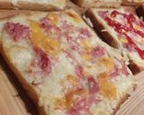 Pas rețetă Pizza pe felii de pâine 2 fotografie